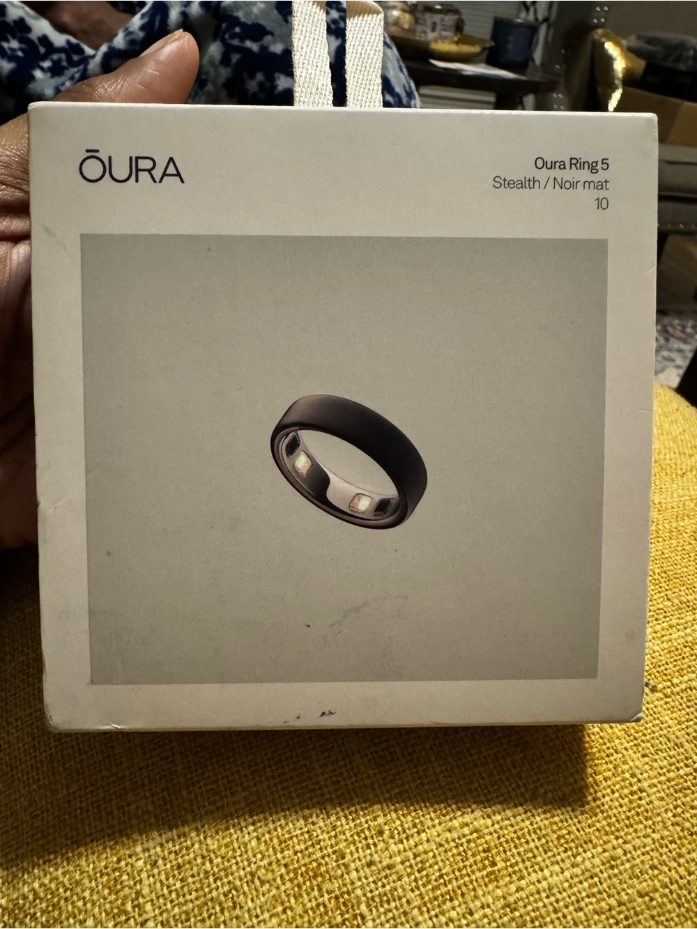 Oura Ring 5 Stealth Black Smart Health Ring